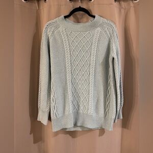 Women's Moshu Blue Knit Sweater